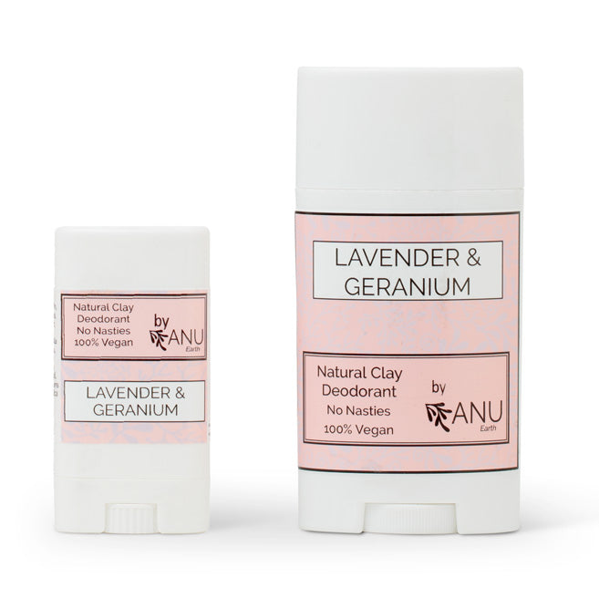 Mini Lavender & Geranium Natural Deodorant