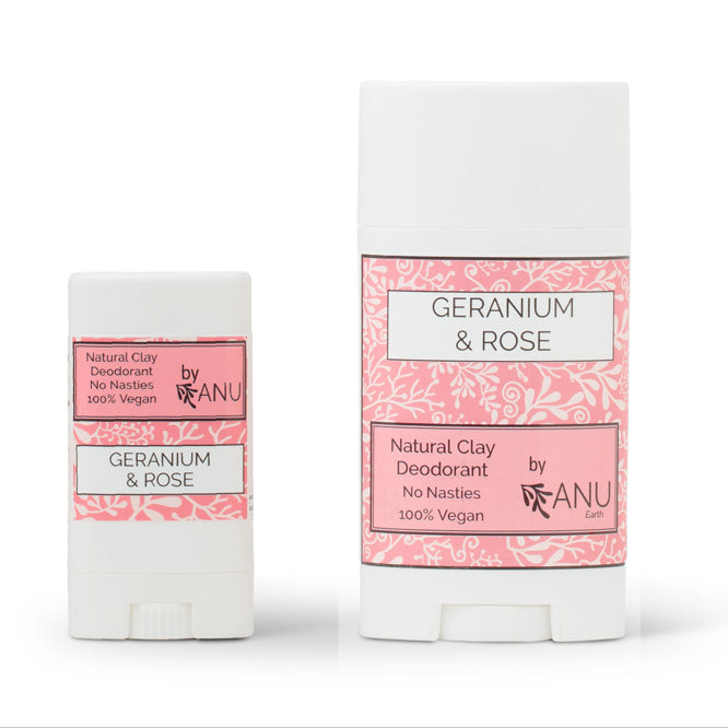 Mini Geranium & Rose Natural Deodorant