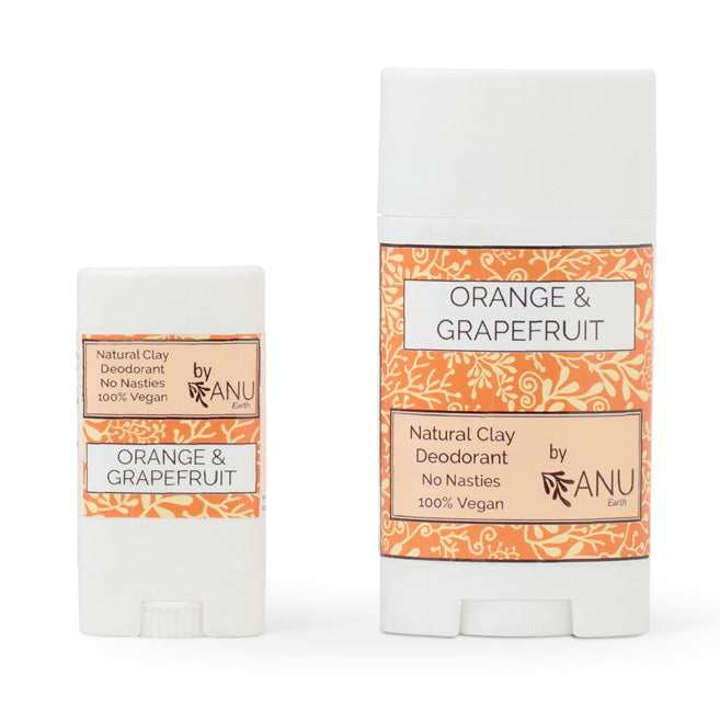 Mini Orange and Grapefruit Natural Deodorant