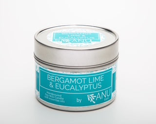 Bergamot Lime & Ecalyptus Candle - Travel Tin