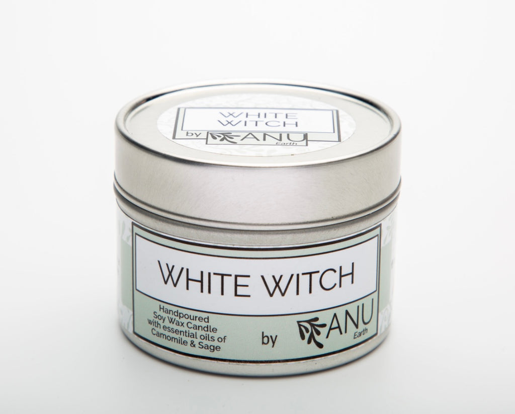 White Witch Candle - Travel Tin