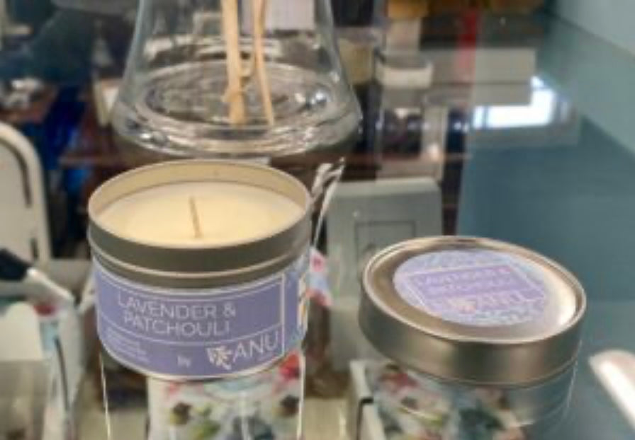Lavender & Patchouli Candle - Travel Tin