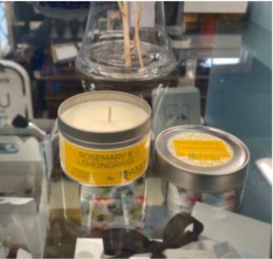 Rosemary Lemongrass Candle - Travel Tin