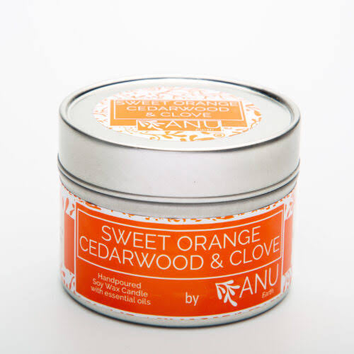Sweet Orange Cedarwood and Clove Candle - Travel Tin